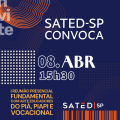 EDITAL DE CONVOCAÇÃO DE ASSEMBLEIA GERAL EXTRAORDINÁRIA DO SINDICATO DOS ARTISTAS E TÉCNICOS EM ESPETÁCULOS DE DIVERSÕES DO ESTADO DE SÃO PAULO – SATED/SP.
